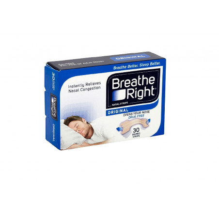 Rinomer BREATHE RIGHT TIRAS NASALES PEQ 30 UNI Rinomer BREATHE RIGHT TIRAS NASALES PEQ 30 UNI