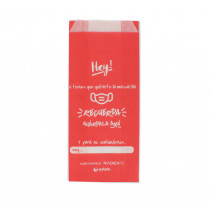 PACK 10 BOLSAS PAPEL CON FUELLE ROJO RADEX PACK 10 BOLSAS PAPEL CON FUELLE ROJO RADEX