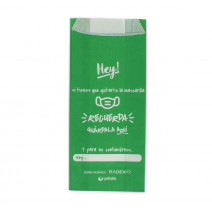 PACK 10 BOLSAS PAPEL CON FUELLE VERDE RADEX PACK 10 BOLSAS PAPEL CON FUELLE VERDE RADEX