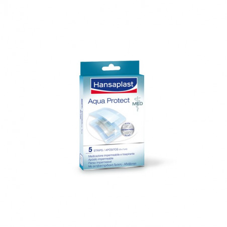HANSAPLAST MED AQUA PROTECT CON GASA 6X7 CM 5 UNI HANSAPLAST MED AQUA PROTECT CON GASA 6X7 CM 5 UNI