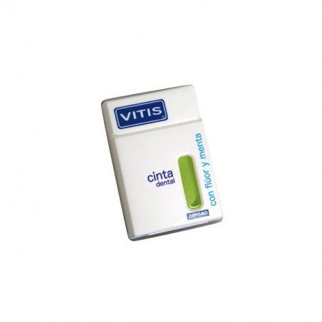 VITIS CINTA DENTAL CON FLUOR Y MENTA 50 M VITIS CINTA DENTAL CON FLUOR Y MENTA 50 M