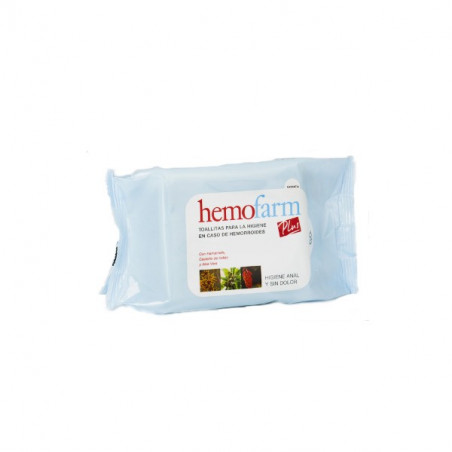 HEMOFARM PLUS TOALLITAS 40 UNI CONTENEDOR HEMOFARM PLUS TOALLITAS 40 UNI CONTENEDOR
