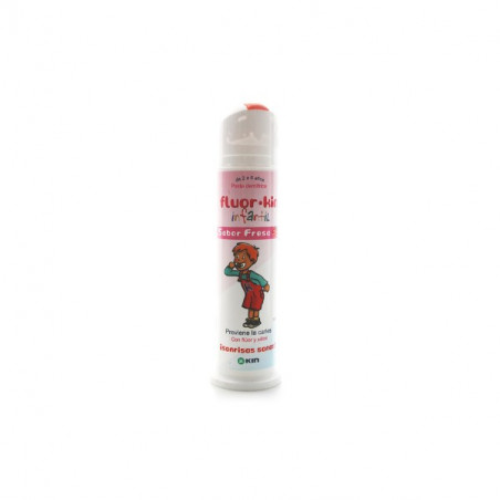 FLUOR KIN INFANTIL PASTA FRESA DOSIFICADOR 100 ML FLUOR KIN INFANTIL PASTA FRESA DOSIFICADOR 100 ML
