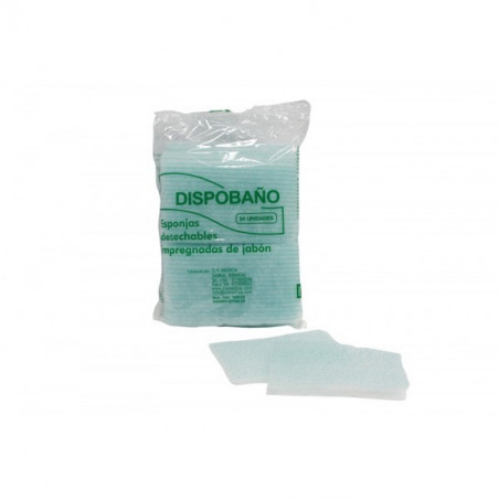 DISPOBAÑO ESPONJA JABONOSA UN SOLO USO 24 UNI DISPOBAÑO ESPONJA JABONOSA UN SOLO USO 24 UNI