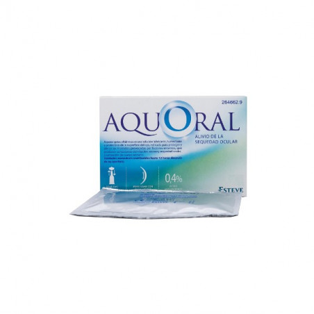 AQUORAL LUBRICANTE 0.4 % GOTAS OFTALMICAS 20 MONODOSIS 0,5 ML AQUORAL LUBRICANTE 0.4 % GOTAS OFTALMICAS 20 MONODOSIS 0,5 ML