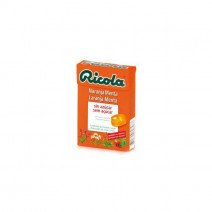 RICOLA CAJA CARAMELOS NARANJA MENTA SIN AZUCAR RICOLA CAJA CARAMELOS NARANJA MENTA SIN AZUCAR