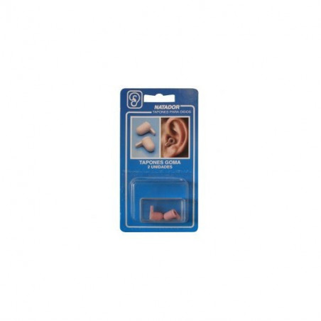 NATADOR TAPONES OIDOS GOMA 2UNI NATADOR TAPONES OIDOS GOMA 2UNI