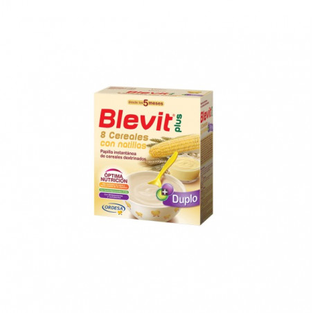BLEVIT PLUS DUPLO 8 CERALES CON NATILLAS 600G BLEVIT PLUS DUPLO 8 CERALES CON NATILLAS 600G