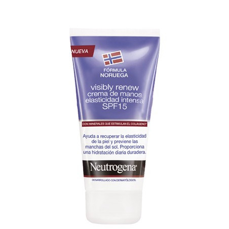 NEUTROGENA CREMA MANOS ELASTICIDAD INTENSA VISIBLY RENEW F25 75 ML NEUTROGENA CREMA MANOS ELASTICIDAD INTENSA VISIBLY RENEW F25 75 ML