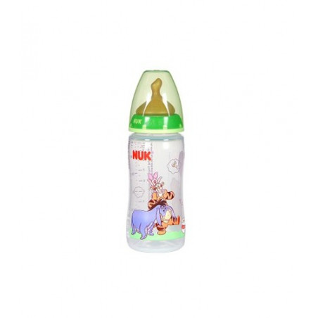 NUK BIBERON FC PP DISNEY BLUE +0M TET LATEX 1M ANAT. 300 ML NUK BIBERON FC PP DISNEY BLUE +0M TET LATEX 1M ANAT. 300 ML