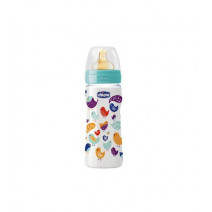 CHICCO BIBERON PP TET CAUCHO BOCA ANCHA +4M 330 ML CHICCO BIBERON PP TET CAUCHO BOCA ANCHA +4M 330 ML
